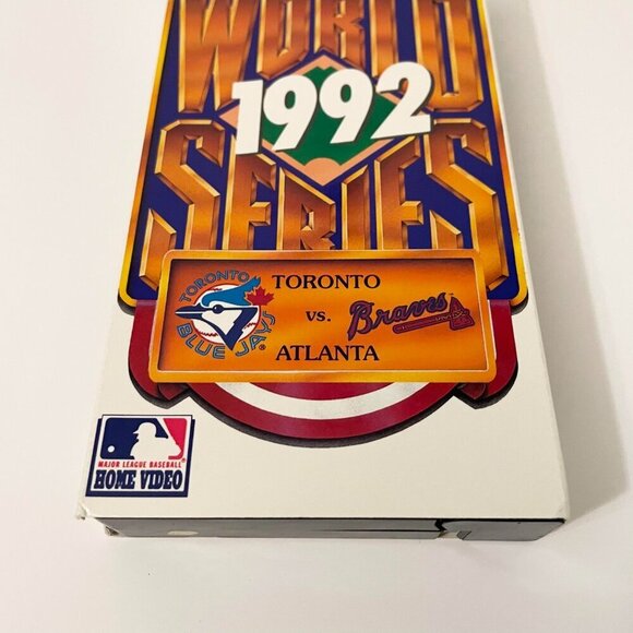 World Series 1992 Toronto Blue Jays Vs Atlanta Braves VHS Tape Baseball - Picture 3 of 16